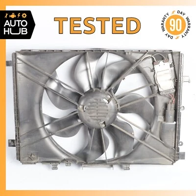 08-20 Mercedes W207 E350 C250 Engine Radiator Cooling Fan Motor Assembly OEM - Image 1 of 4