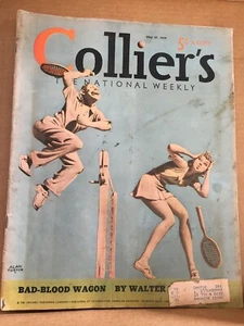 Colliers- May 27 1939 FASHIONS SAILORS-SYPHILIS-GEORGIA- Free Pig- Blacks Only - Picture 1 of 2