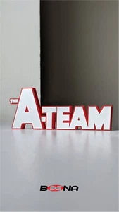 A-TEAM logo display Galoob figure Beena - Picture 1 of 2