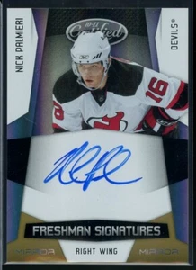 2010-11 Certified Mirror Gold Signatures #177 Nick Palmieri 09/25 - Picture 1 of 2