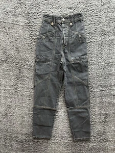 ISABEL MARANT Gray High Rise Neko Trouser Jeans Pants Size 34 (24x30) - Picture 1 of 12