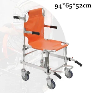 4-Wheel Foldable Stair Wheelchair Emergency Transfer Stair Chair For Firefighter - Picture 1 of 18