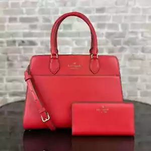 Kate Spade Madison Schulranzen Tasche ODER zweifach gefaltete Geldbörse, wählen Sie 1 oder beide (Neu) - Bild 1 von 12