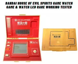 Bandai House of Evil Spirits Game Watch Game & Watch Lcd Rare Working Tested - Picture 1 of 9