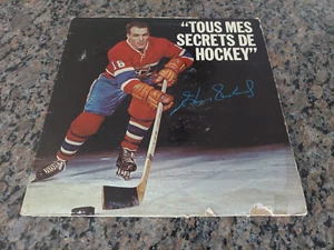 HENRI RICHARD LP " Tous Mes Secrets de Hockey " MONTREAL Canadiens Canada 1965' - Bild 1 von 4