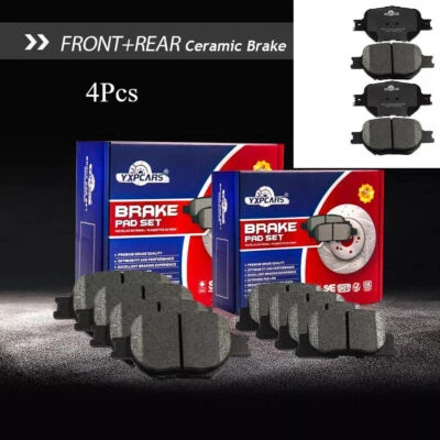 Pastillas de freno delanteras y traseras disco cerámico para Scion tC 2005-2010 4 piezas Foto 1 de 4