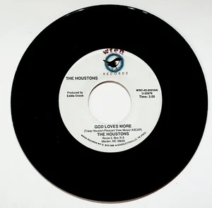 Houstons God Loves More 45 rpm Gospel Wren Records Maiden North Carolina - Picture 1 of 2