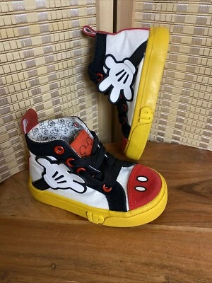 Tênis unissex infantil Ground Up Disney Mickey Mouse cano alto 7 - Imagem 1 de 4