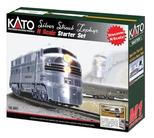 Kato 106-0041 Silver Streak Zephyr N Gauge Diesel Starter Train Set - Picture 1 of 1