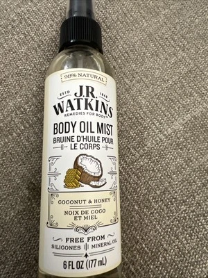 Vaporizador de aceite corporal, coco y miel, 6 fl oz (177 ml) Foto 1 de 4