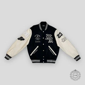 AMIRI OVERSIZED VARSITY JACKET - BLACK - Picture 1 of 6