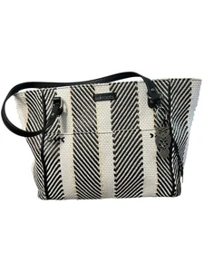 Sakroots Metro Woven Tote Bag Zip Top Owl Key Chain 15.5” X 10” - Bild 1 von 8