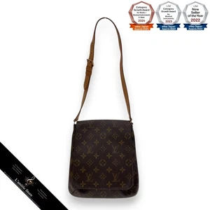 Louis Vuitton Musette Salsa Bag Quilted Leather Crossbody Used - Picture 1 of 6