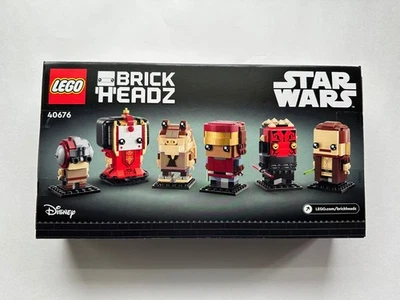 LEGO Star Wars BrickHeadz La Amenaza Fantasma 40676 Darth Maul Nuevo Sellado Retirado Foto 1 de 2