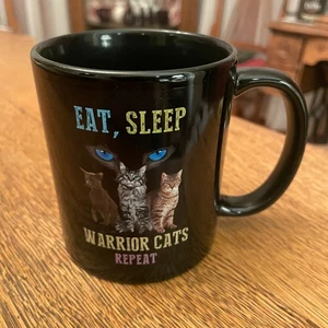 Eat, Sleep, Warrior Cats Repeat Kaffeetasse Becher von Orca Coatings - Bild 1 von 5