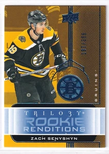 2019-20 Upper Deck Trilogy Rookie Renditions Blue #RR8 Zach Senyshyn RC /399 - Bild 1 von 2