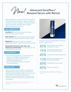 ๐ Renewal Serum w Retinol SeneGence Skincare SeneDerm SeneCosmetics NEW/SEALED - Picture 1 of 1