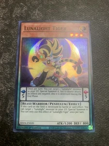 Yu-Gi-Oh! TCG Lunalight Tiger RA04-EN020 Super Rare 1st Ed NM - Picture 1 of 2
