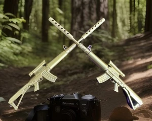 Gewehr Pistole Form Schwarz Tinte Kugelschreiber Schreibwaren Kugelschreiber Neuheit US-Verkäufer - Bild 1 von 5