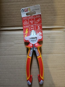 NWS 160mm Insulated VDE 1000v Wire Cable Side Cutter Pliers, N134-49-VDE-160-SB - Picture 1 of 1