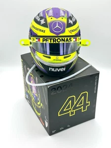 Casco F1 Lewis Hamilton Temporada 2024 Campana 1:2 Totalmente Actualizado 🐐🇬🇧 - Imagen 1 de 10