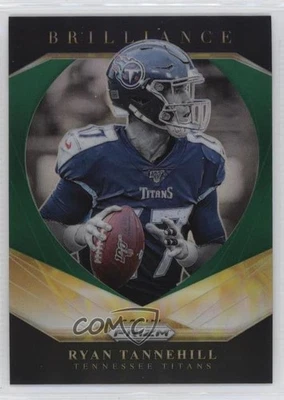 2020 Panini Prizm Brilliance Green Prizm Ryan Tannehill #6 - Image 1 of 2