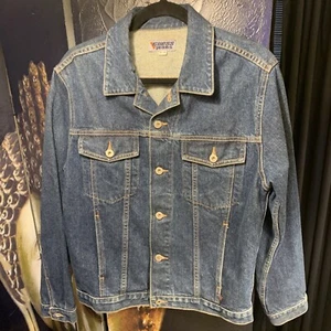 Guess USA Jeans American Tradition Blue Denim Jacket Youth Sz 16/18 Large - Picture 1 of 11