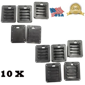 10PCS Plastic Battery Storage Case Box Holder For 4 X AA 4xAA 6V with Cover - Picture 1 of 5