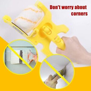 Paint Edger Roller Brush Clean-Cut Safe Tool for Home Room Wall Ceiling Set