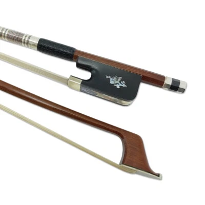 4/4 Full-Size Advanced Cello Bow: Brazilwood Stick, Baroque Style - Image 1 of 4