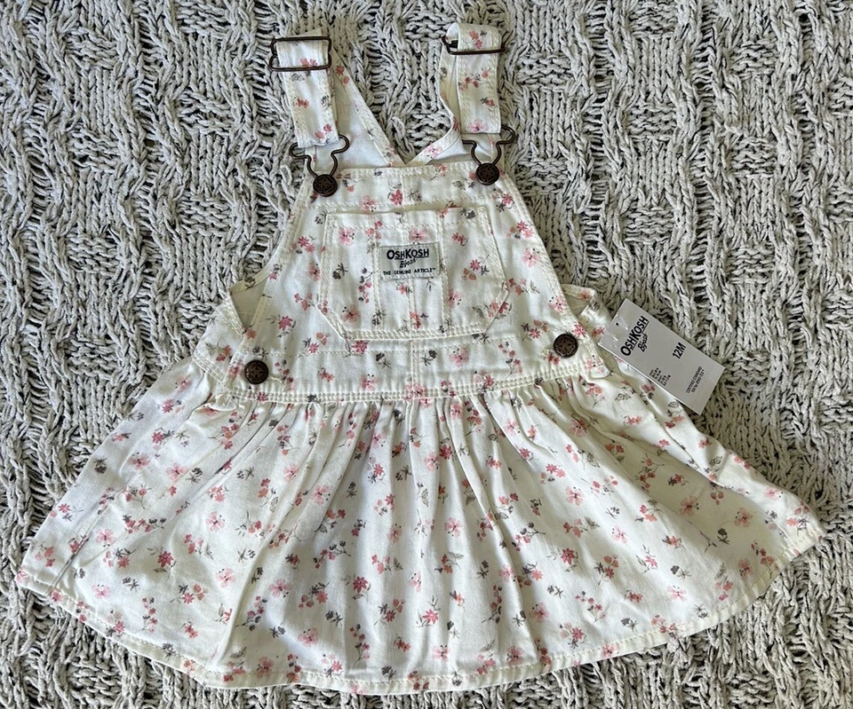 Falda con correas ajustables Oshkosh para bebés niñas Foto 1 de 4