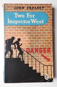 Two for Inspector West - John Creasey vintage paperback Hodder 1958 printing - Picture 1 of 5