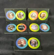Star Trek Pogs 1994 Generations Paramount Movie UNPUNCHED White Backed Yellow Y