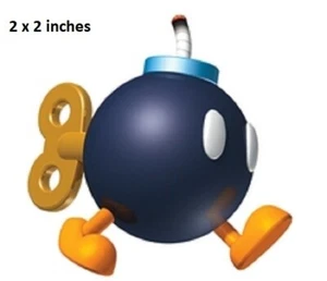 Calcomanía Bob-omb Peel & Stick Mario Kart Wii Arte de Pared Pegatina Extraíble Decoración Juego - Imagen 1 de 1