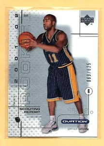 JAMAL TINSLEY - 2001-02 Upper Deck Ovation "Rookie" RC #96 - Serial #69/625 - Picture 1 of 1