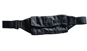 Nathan Running Belt Waist Pack See-Thru Touchscreen Pocket Navy Black Adjustable - Picture 1 of 9