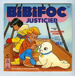 LIVRE DISQUE 45 RPM 7'' OST T.V. JACQUELINE JOUBERT BIBIFOC JUSTICIER - Imagen 1 de 2