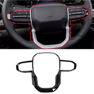 Steering Wheel Trim 1pcs ABS Bright black For 2025 2026 GMC TERRAIN - Bild 1 von 9
