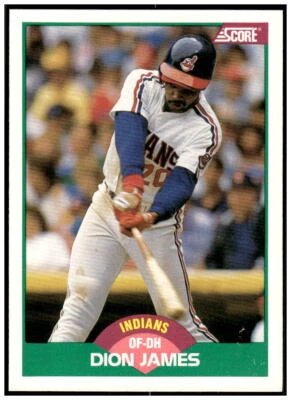 1989 Score Rookie & Traded #51T Dion James EX/NM - Image 1 of 2