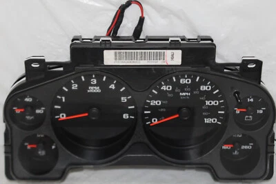 Cuadro de instrumentos velocímetro Silverado Sierra 1500 2009 medidores 174.163 millas Foto 1 de 4