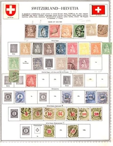 SWITZERLAND 1854–1960s LARGE COLLECTION OF 630++ STAMPS USED & MINT - Picture 1 of 17
