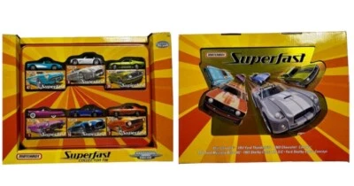 Matchbox SUPERFAST Collector Tin • Six Exclusive Decos Set Limited Edition • NEW - Image 1 of 3