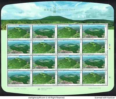韩国南部 2025 JEJU ISLAND OREUM 全罩 16 张邮票(8 套)完好全新无标签 — 第 1/4 张图片