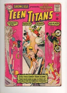 ¡Showcase #59 TEEN TITANS TERCERA APLICACIÓN 1965! 2ND APLICACIÓN WONDER GIRL! En muy buen estado 4.0 - Imagen 1 de 3