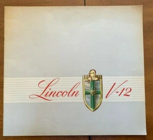 Rare 1942 V-12 Lincoln Zephyr Custom,+ Prestige Color Dealer Sales Brochure - Picture 1 of 9