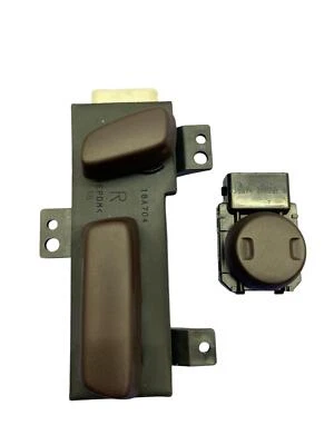 LEXUS RX450H 2018-2022 OEM CONTROLES ASIENTO PASAJERO DELANTERO DERECHO | MARRÓN Foto 1 de 4