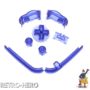 Game Boy Advance Buttons GBA Knöpfe Tasten gameboy Pads Knopf Transparent Lila - Bild 1 von 1