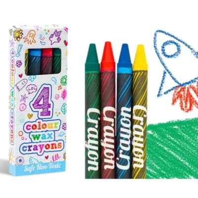 Crayones de cera ideales para niños bolsas de fiesta arte de cumpleaños artesanía publicación gratuita Reino Unido Foto 1 de 4