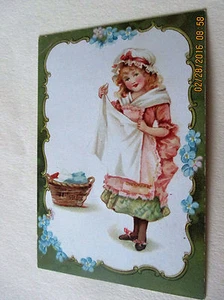 VICTORIAN TRADE CARD #53 - INSCRIBED 1904  - Picture 1 of 2