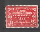 Niemiecki plakat znaczek Marienberg 1903
